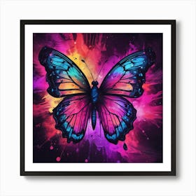 Butterfly Painting 230 Art Print