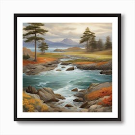 Rocky Shore 1 Art Print