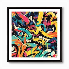 Abstract Street Art 3 Art Print