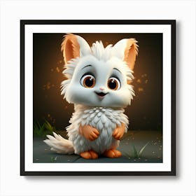 Cute Fox 97 Art Print