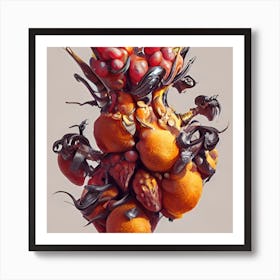 Oranges And Berries Art Print