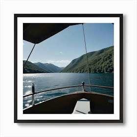 View From A Boat Art Print