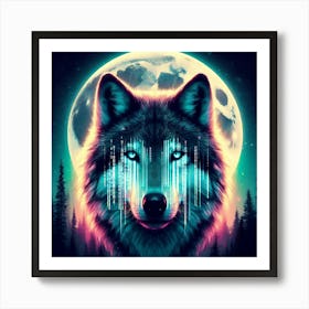 Creative Wild Animal Representation 18 Art Print