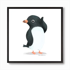 Charming Adelie Penguin Art Print