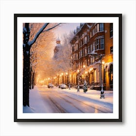 Beautiful Winter Weather  Art Print