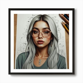 Dreamshaper V7 An Ultra Realistic Painting Of A Gorgeous Girl 0