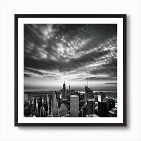 New York City Skyline 23 Art Print