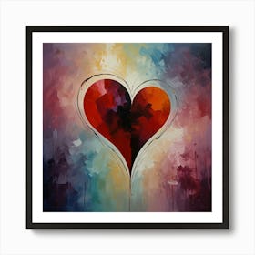 Heart Of Love 1 Art Print