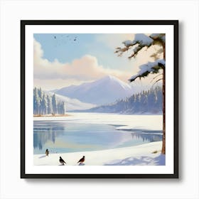 Winter Landscape 1 Art Print