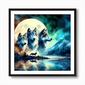 Wild Animal Illustration 277 Art Print