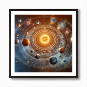 Solar System 1 Art Print