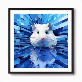 Hamster Painting Art Print