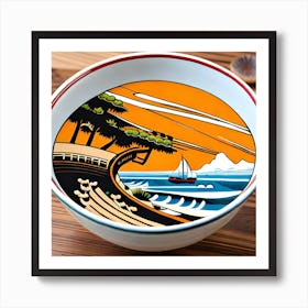 Azuchi Bowl Art Print