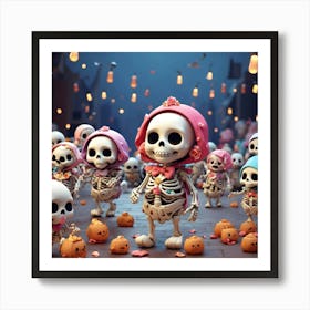 Halloween Skeletons 2 Poster