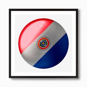 Paraguay Flag Country Nation Art Print