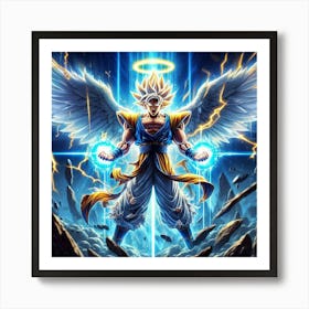 "Warrior Goku Wings" [Risky Sigma] Art Print