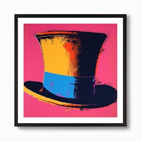 Top Hat Pop Art 1 Art Print