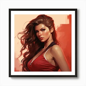 Grand theft auto Amanda Cerny 1 Art Print