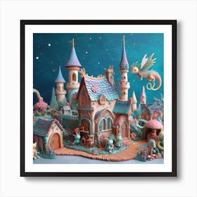 Fairytale Castle Art Print