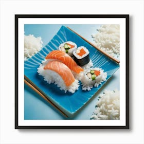 Sushi And Rice Art Print