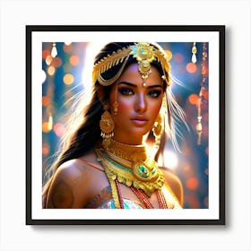 Exotic Beauty Artwork 233 Art Print