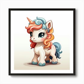 Cute Unicorn 7 Art Print