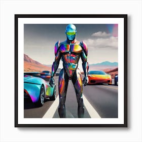 Futuristic Car 20 Art Print