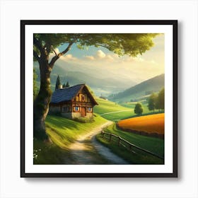 House In The Countryside 18 Art Print