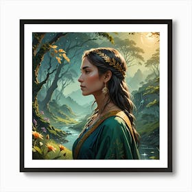 Ethereal Princess Art Print