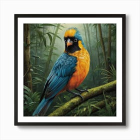 Bird In The Jungle Art Print