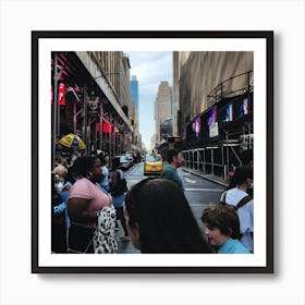 New York City Street Scene Art Print