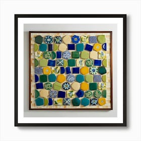 Mosaic Wall Art Art Print