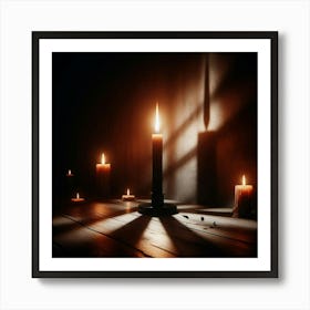 Candle Stock Art Print