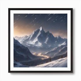 Winter Landscape 44 Art Print