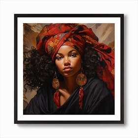 African Beauty Art Print