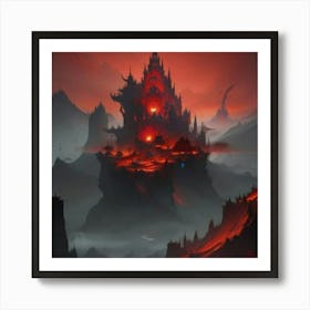 Castle In The Sky Art Print