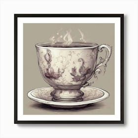 Tea Art 115 Art Print