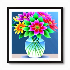 Flowers In A Vase Art Print