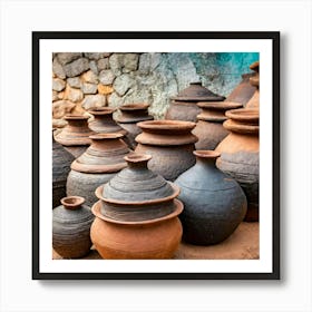 Firefly The People Of The Indus Valley Civilization Used A Variety Of Pottery Vessels For Various Pu (2) Art Print