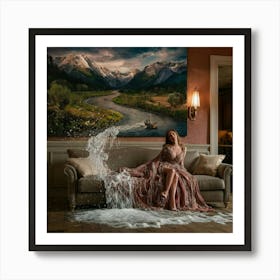 'Waterfall' Art Print