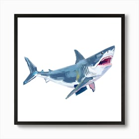 Great White Shark 03 Art Print