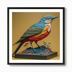 Long sightest bird Art Print