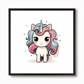 Cute Unicorn 21 Art Print