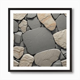 Stone Wall 41 Art Print