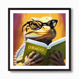 Knowledge Dragon Art Print