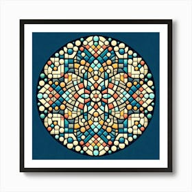 Stained Glass Design Art Print