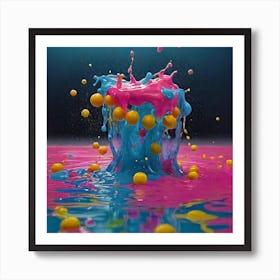 Splash Of Color Art Print