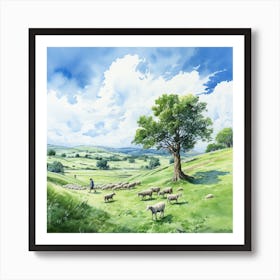 The Lost Sheep Art Print