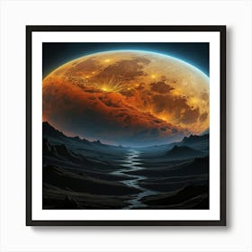 Full Moon 4 Art Print