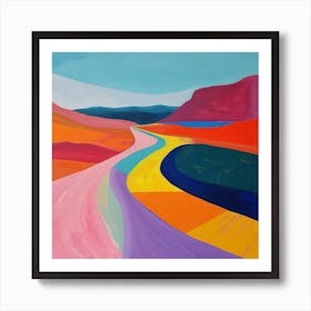 Abstract Travel Collection Argentina 2 Art Print